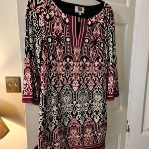 Laundry | 3/4-Sleeved Patterned Sheath Dress  | size 6